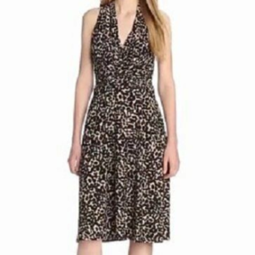 Evan Picone Marilyn Dress Matte Jersey EUC